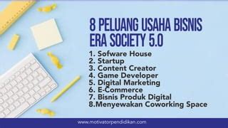 Materi Seminar Eduprenuer Peluang Usaha Bisnis Era Society Pdf