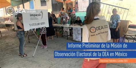 Informe Preliminar De La Misi N De Observaci N Electoral De La Oea En