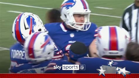 Miami Dolphins At Buffalo Bills Tyler Bass Slots 61 Yard Field Goal For Late Bills Win Nfl