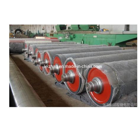 Rubber Covered Suction Press Roll For Press Section Paper Machine