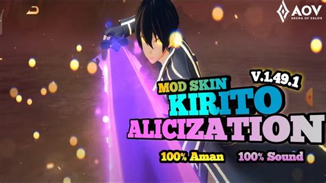 Mod Skin Lienquan Mobile Rov Aov Indonesian Allain Kirito V2 1 49 1