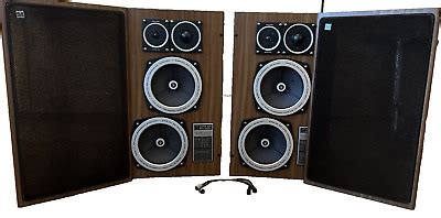 Vintage Grundig Super HiFi Box 2500a Professional Speakers 120 80 Watt