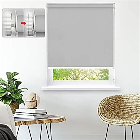 Buy Keego Roller Shades For Windows Blackout No Drill Corded Roller