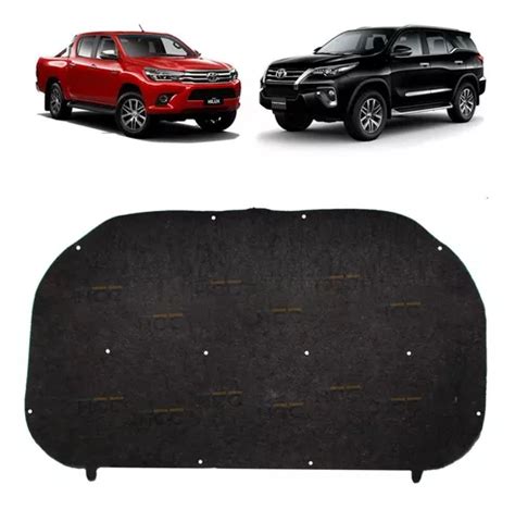 Kit Manta Forro Do Capô E Presilha Hilux 2019 2020 2021 2022