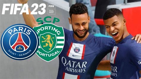 Psg Sporting Fifa 23 Realistic Gameplay And Graphics Mod Youtube