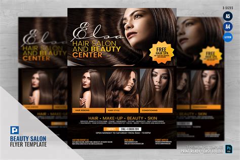 Hair Salon Flyer Graphic By Psdpixel · Creative Fabrica