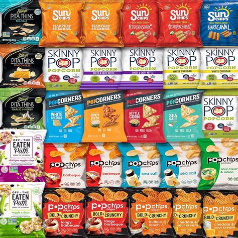 Healthy Snacks Variety Pack For Adults 30 Pack Bulk Assortment Of Healthy Chips