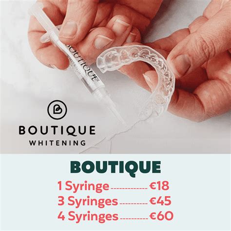 Boutique Home Whitening 6hp 3ml X 3 Syringes Green Dental