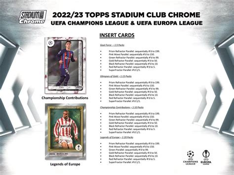 2022 23 TOPPS STADIUM CLUB CHROME UEFA COMPETITIONS SOCCER GIANT BOX