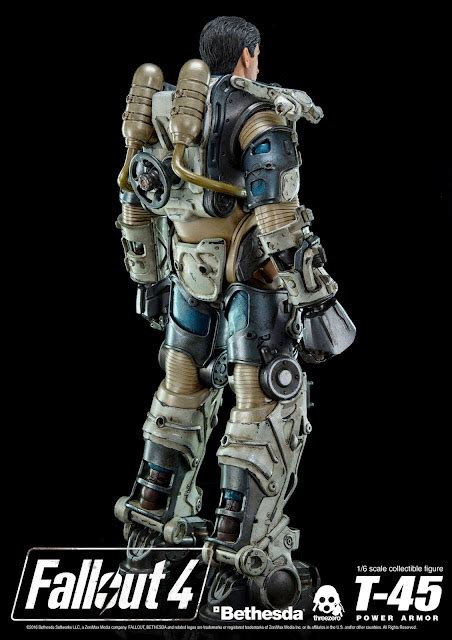 Toyhaven Pre Order Threezero 16th Scale Fallout 4 T 45 Power Armor 145 Inch Tall Collectible