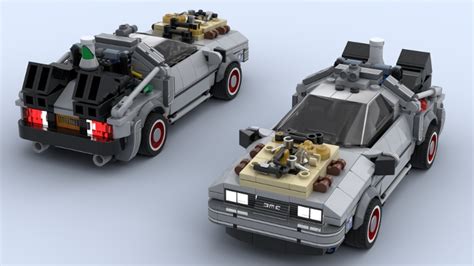 Rc Delorean Back To The Future Time Machine Lego Remote