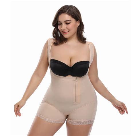 Zip Control Cami Straps Butt Lift Women Slimming Body Shaper Slimming