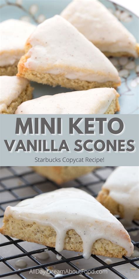 Keto Vanilla Bean Scones Starbucks Copycat Recipe Vanilla Bean