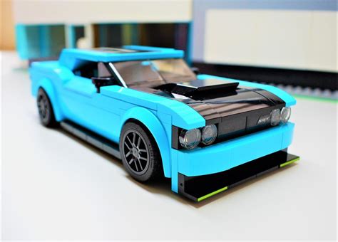 Lego Moc Dodge Challenger Srt Demon By Brickengineeringdude Rebrickable Build With Lego