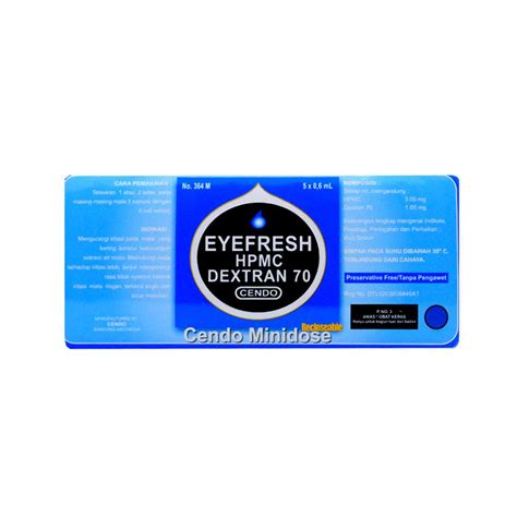 Cendo Eyefresh Minidose 0 6 Ml Obat Dan Vitamin DokterSehat