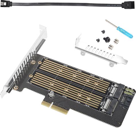 Valuegist Adaptateur Double M 2 PCIE Pour SATA Ou PCIE NVMe SSD M 2