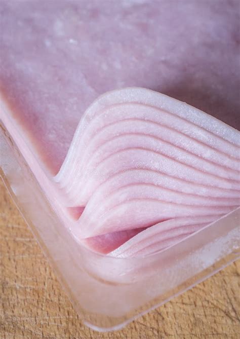 pack  square shaped sliced ham  sandwich stock image image