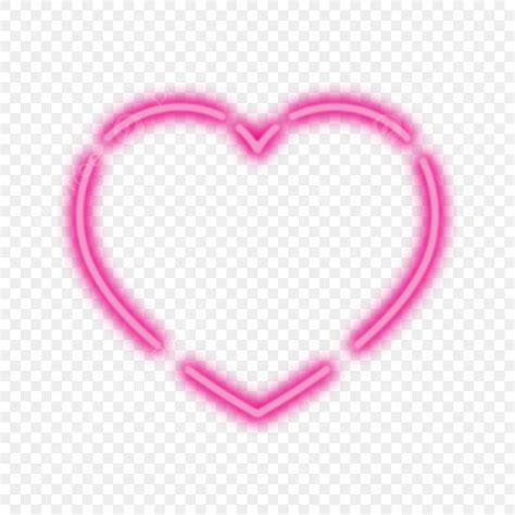 Neon Heart Icon Pink Vector Illustaration Heart Icons Pinkicons Neon