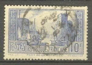 France Stamp Timbre N B Port La Rochelle F Outremer Pale