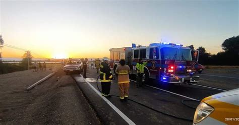 Volcamiento De Camioneta Deja Cuatro Lesionados En Nacimiento El