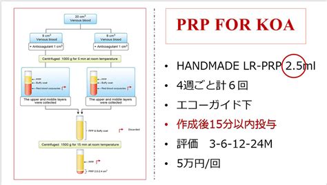 【図解】lr Prpの臨床経験とその成果｜太田市の剣持整形外科クリニック