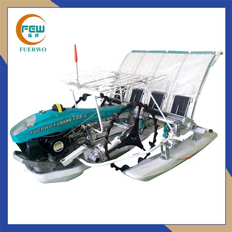 Rows Walk Behind Rice Transplanter Machine Rice Transplanter And