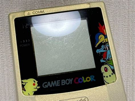 Nintendo Gameboy Color Pok Mon Center Gold Silver Limited Edition Cgb