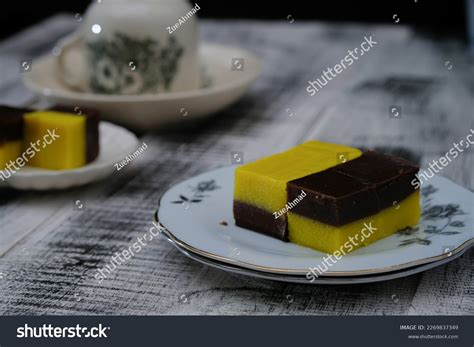 Traditional Malay Kuih Kueh Called Talam Stock Photo 2269837349