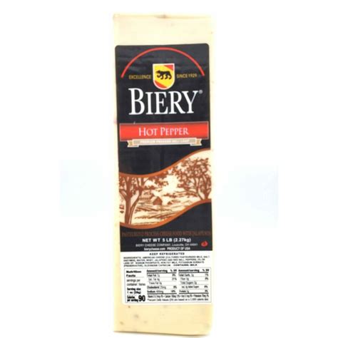 Biery Cheese Hot Pepper Cheese 5 Lb Delivery Or Pickup Near Me Instacart