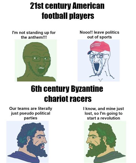 Byzantine Chariot Races Were Something Else Man Rpoliticalcompassmemes Political Compass