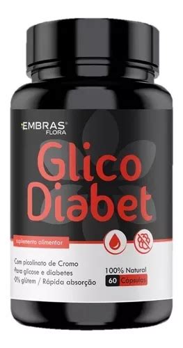 Glico Diabet Composto Forte Para Diabetes C Psulas Mg Mercadolivre