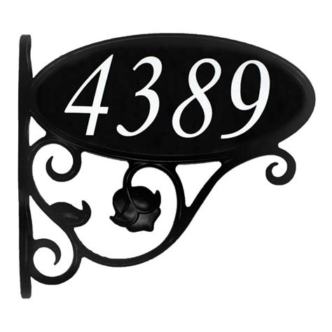 Address America Park Place Reflective Double Sided Oval Mailbox Address Sign Wayfair