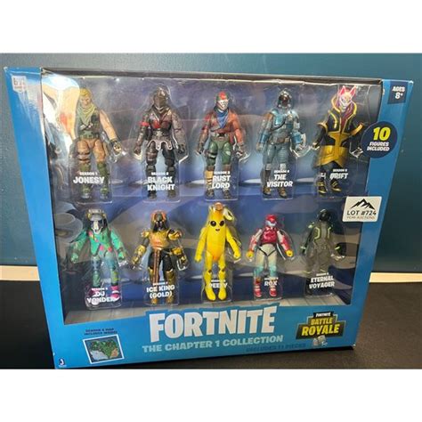 Lot Of 1 Fortnite The Chapter 1 Collection 11pc Toy Figure Set