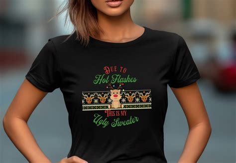 Menopause T Shirt Hot Flash T Shirt Christmas Ugly Sweater Hot Flash Shirt Hot Flash Funny