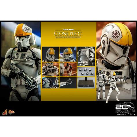 咩咩Q 全新 Hot Toys MMS 星際大戰二部曲 複製人全面進攻 複製人飛行員 Pilot 蝦皮購物