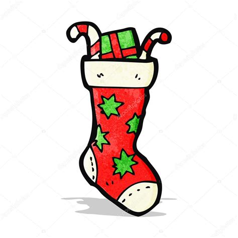 Cartoon Christmas Stocking Stock Vector By Lineartestpilot 59619209