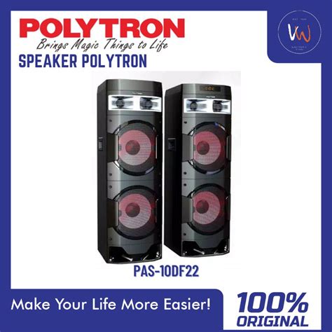 Jual Speaker Aktif Polytron Pas 10df22 Usb Bluetooth Karoke