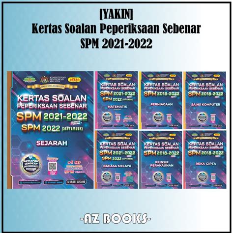 Az Yakin Edisi Ready Stock Past Year Spm Kertas