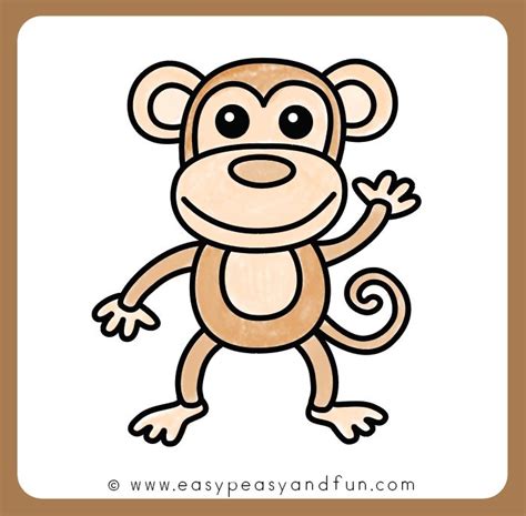 baby monkey drawing easy - Julene Mayberry