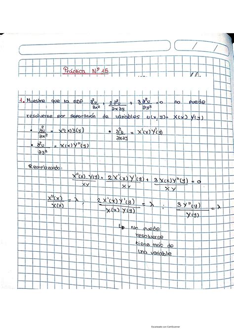 Solution Ejercicios De Ecuaciones Diferenciales Y Series De Fourier