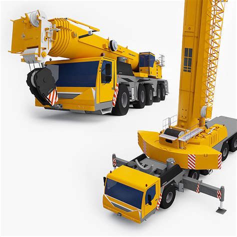 Liebherr Mobile Crane 3D model | CGTrader