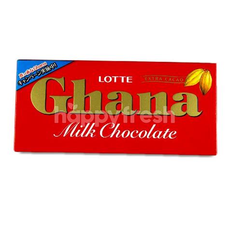 ซอ Lotte Ghana Milk Chocolate 50 g Online จาก Big C HappyFresh