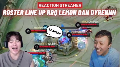 Reaction Streamer Mic Check Rrq Mpl Id S Week Roster Line Up Lemon