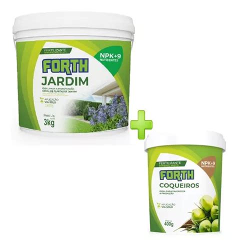 Kg Adubo Fertilizante Forth Jardim Gr Forth Coqueiros Mercadolivre