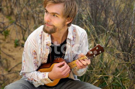 Man Playing Ukulele Stock Photo Royalty Free Freeimages