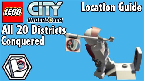 Lego City Undercover All 20 Districts Conquered Unlock Rex Fury Astronaut 100 Guide Youtube