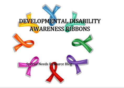 Developmental Disability Awareness Ribbons Special Needs Resource And