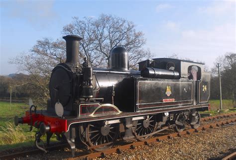 Steam Locomotive O2 Class 0 4 4t No W24 Calbourne Isle Of Wight