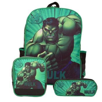 Mochila Escolar De Costas Infantil Her I Hulk Vingadores Toys U