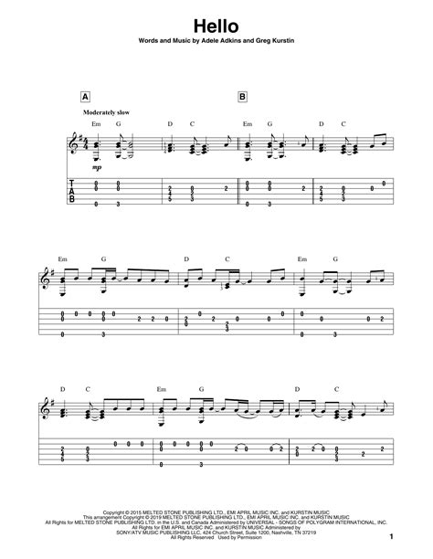 Hello by Adele - Solo Guitar - Guitar Instructor